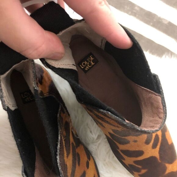 LOUISE ET CIE Zareb cow hide Platform Bootie - Picture 7 of 11